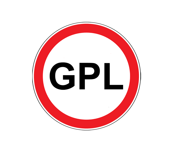 Accesul interzis GPL, indicatoare rutiere