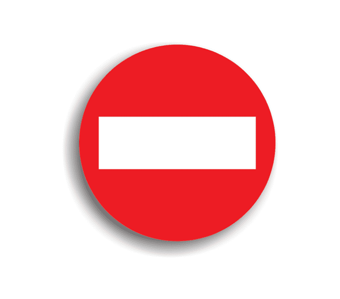 Accesul interzis (60 cm – CLASA I)