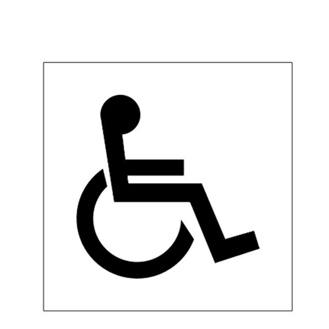 Persoane cu handicap, indicatoare rutiere