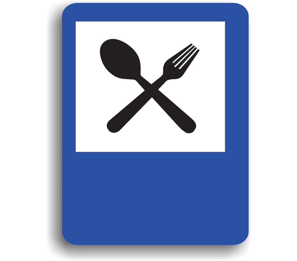Restaurant, indicatoare rutiere